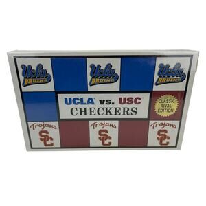 NEW SEALED VINTAGE UCLA Bruins vs. USC Trojans Checkers Board Game Rival Ed 1994